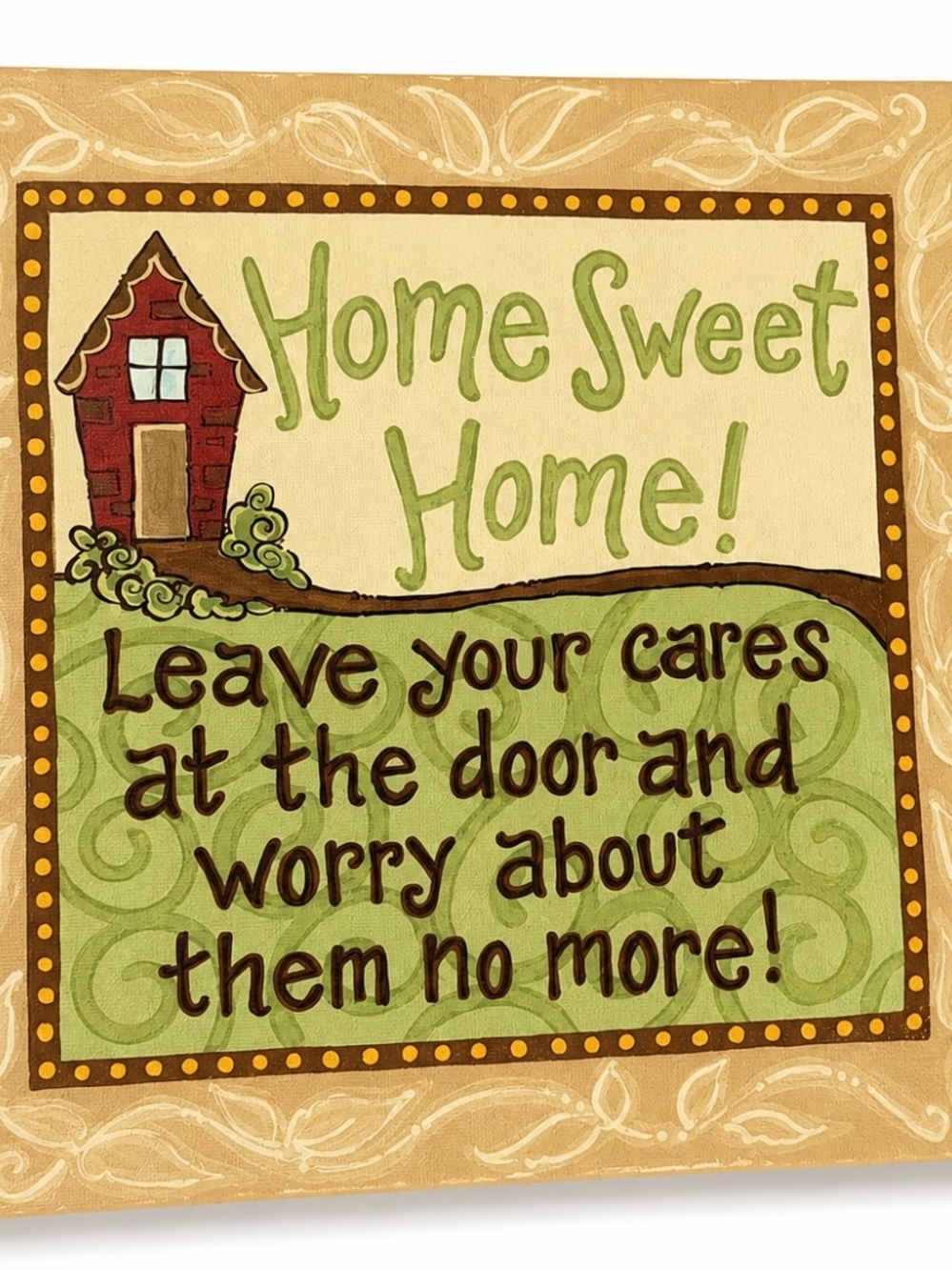 Home Sweet Home Wall Art Canvas Wrapped